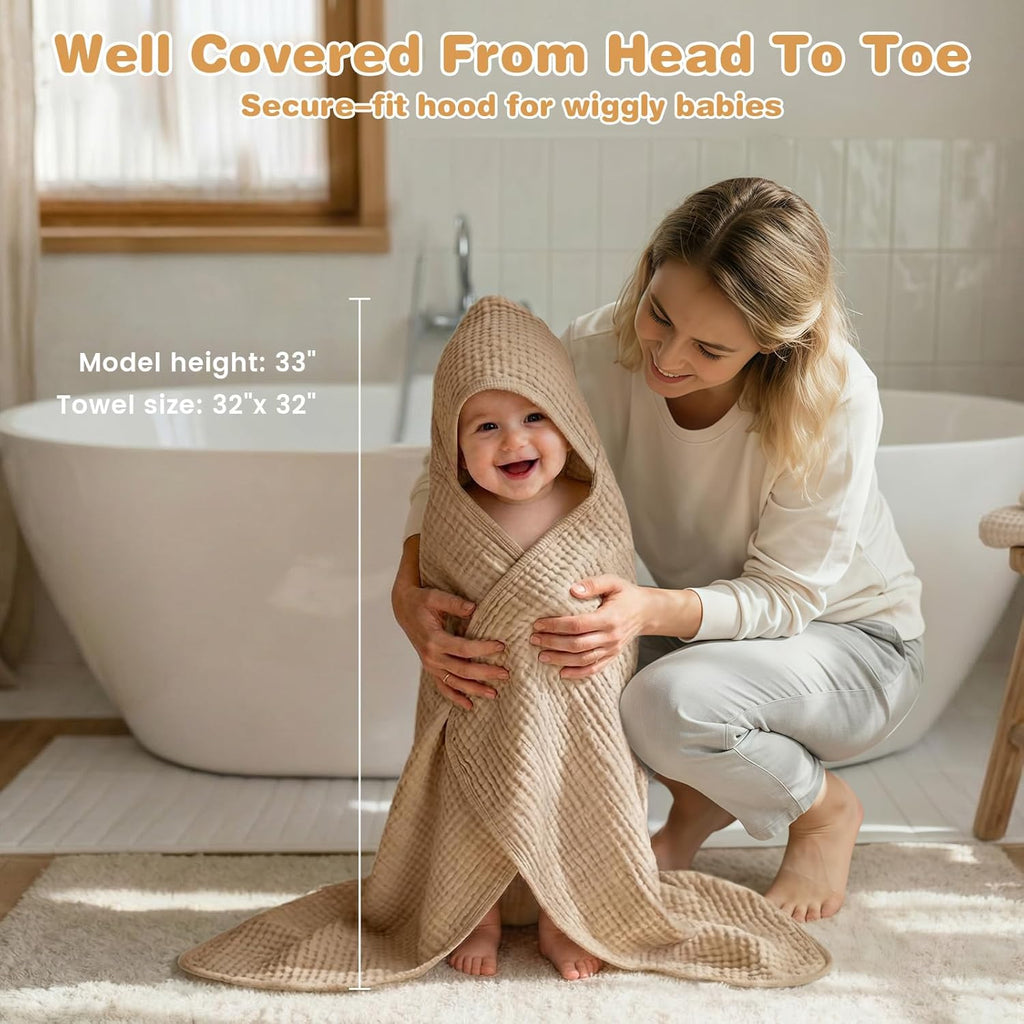 Hooded Baby Bath Towels for Newborn